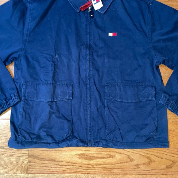 Vintage Tommy Hilfiger Sailing Gear Lightweight Oversized Jacket - Size Large - Picture 2 of 9